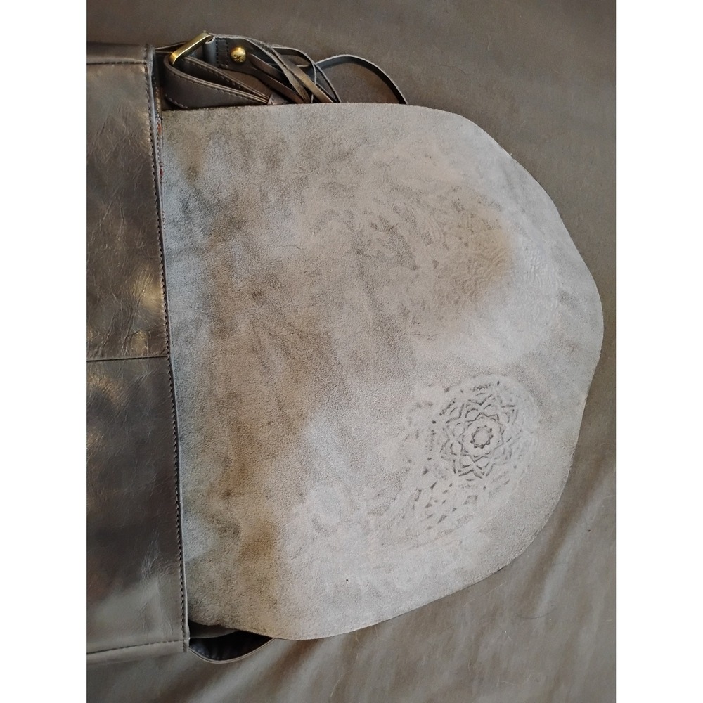Leather HOBO Inked Hide 2018 Collector's Shoulder Bag indie whimsygoth peasant - Picture 4 of 6